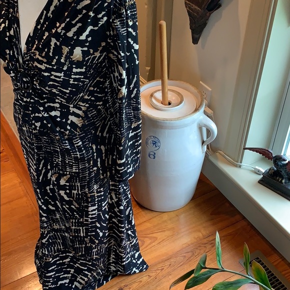 Chaps Dress XL Blk/Brown/Tan Pattern - Picture 5 of 7